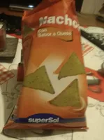 Nachos con sabos a queso