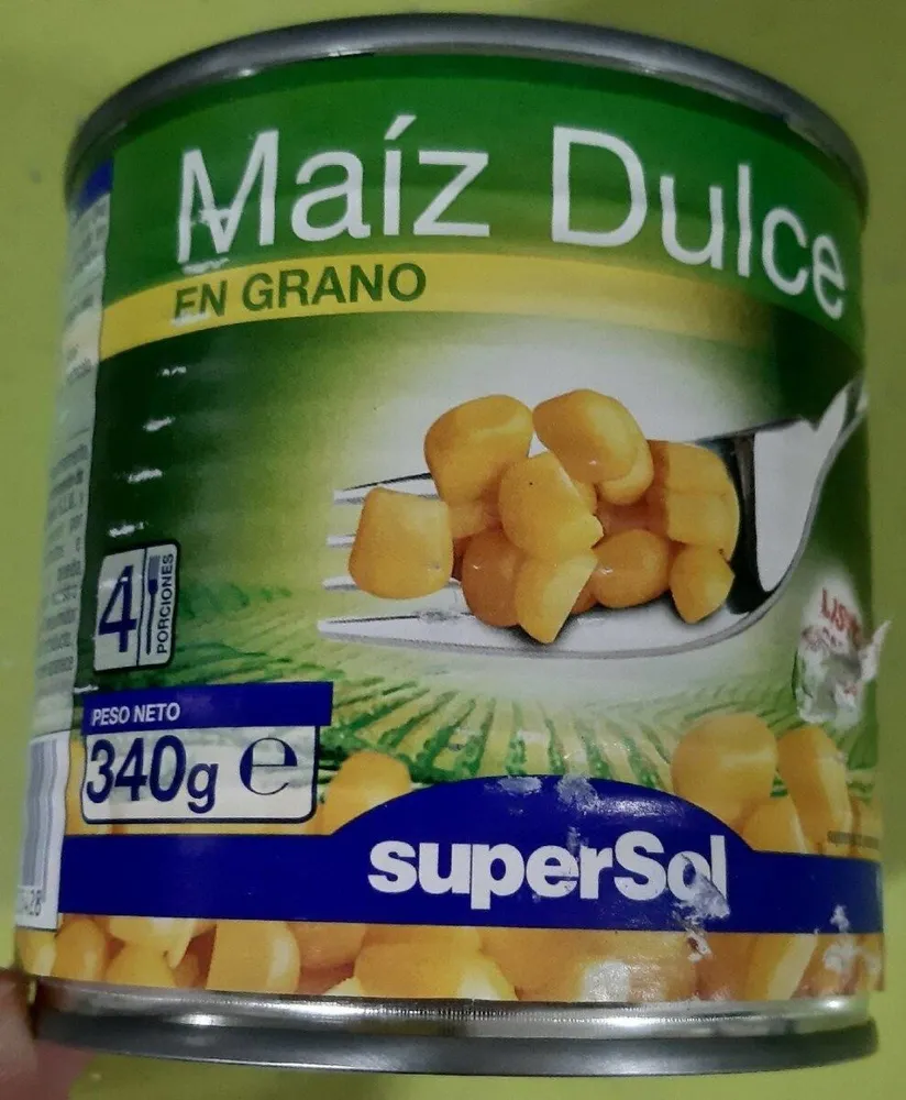 Maíz Dulce en grano