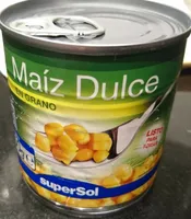 Maíz dulce en grano