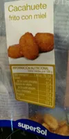 Cacahuete frito con miel