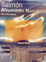 Salmón ahumado noruego