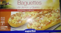 Baguettes de Jamon y queso