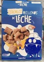 Cereales rellenos de leche