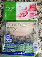 Fiambre de pechuga de pavo