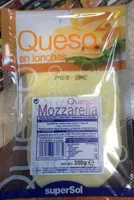 Queso mozarella lonchas