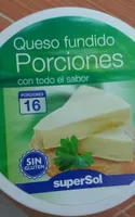 Queso fundido en porciones