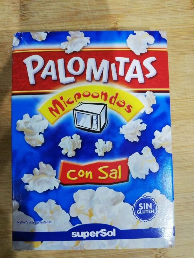 Palomitas con sal para microondas