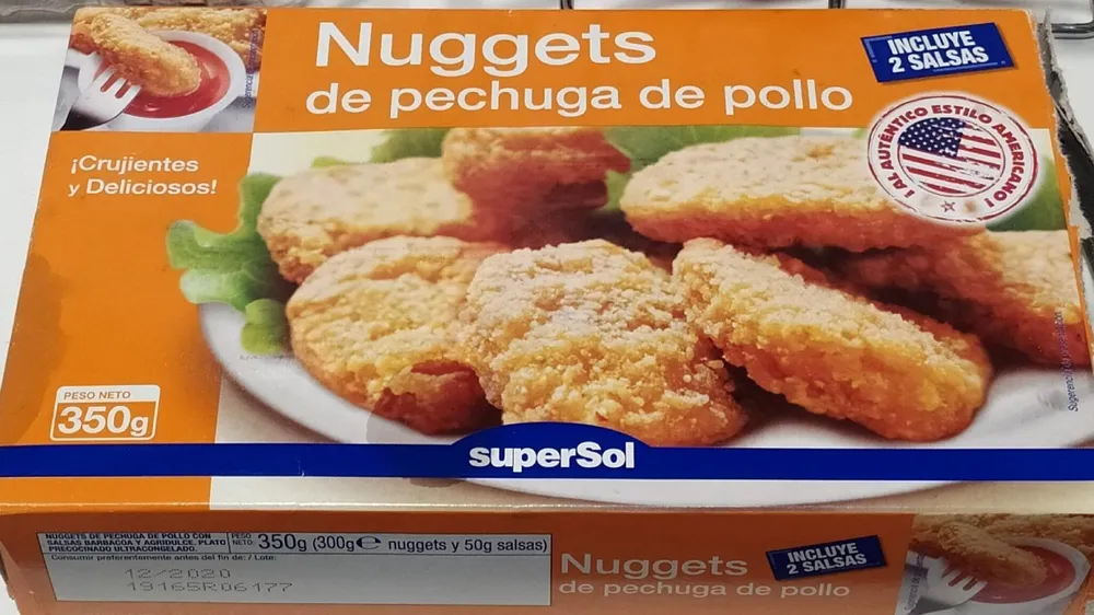 Nuggets de pechuga de pollo