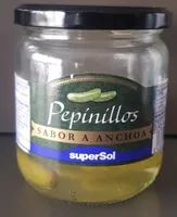 Pepinillos sabor a anchoa