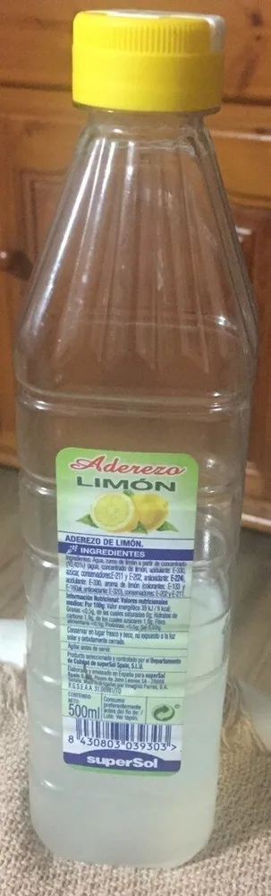 Aderezo de limón