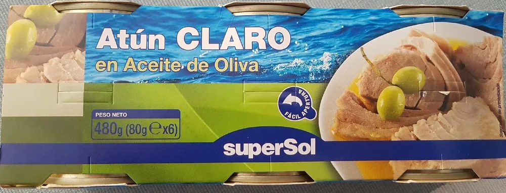 Atun claro en aceite de oliva
