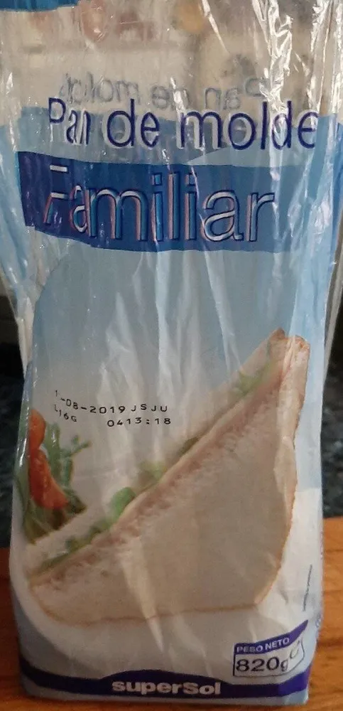 Pan de molde familiar