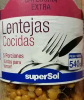 Lentejas cocidas