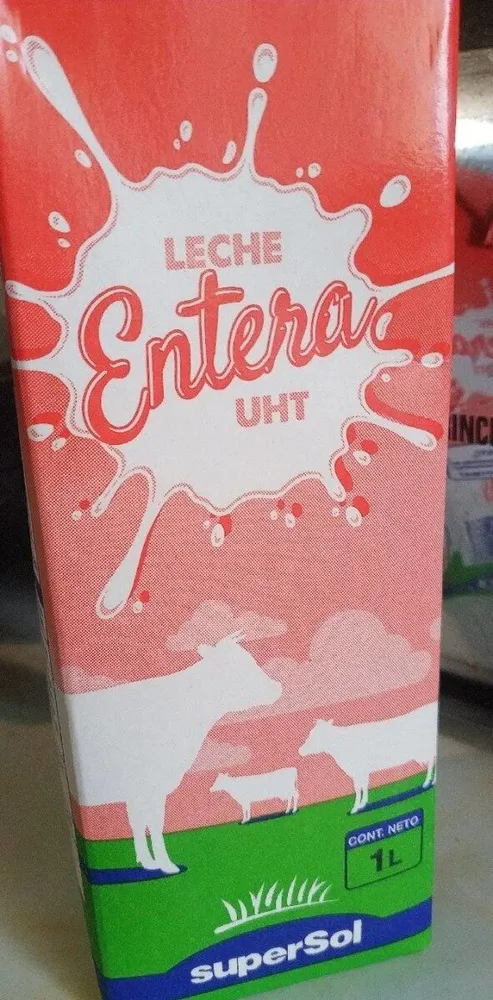Leche entrera UHT