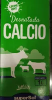 Leche desnatada calcio