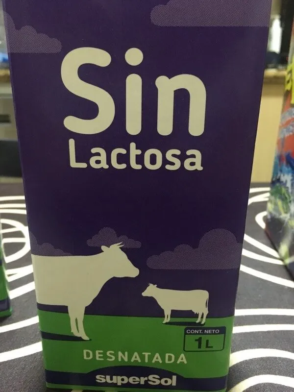 Leche sin lactosa desnatada