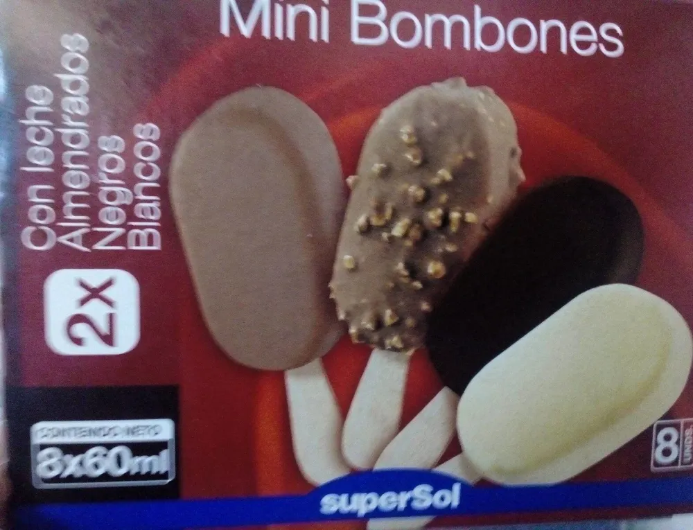 Mini Bombones Helados surtidos 8x60 ml.
