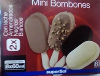 Mini Bombones Helados surtidos 8x60 ml.