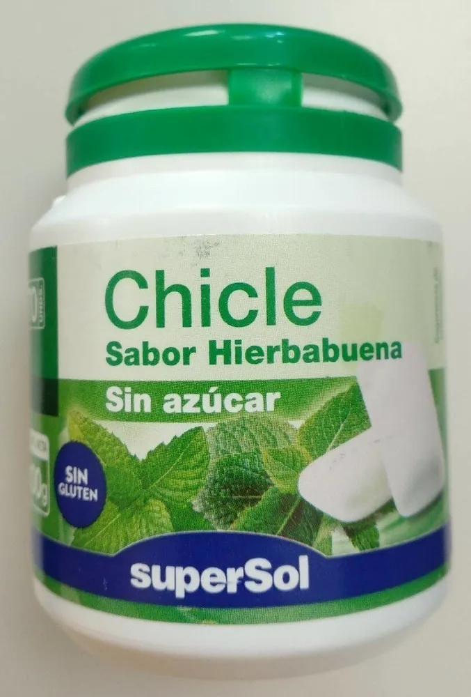 Chicle sabor hierbabuena