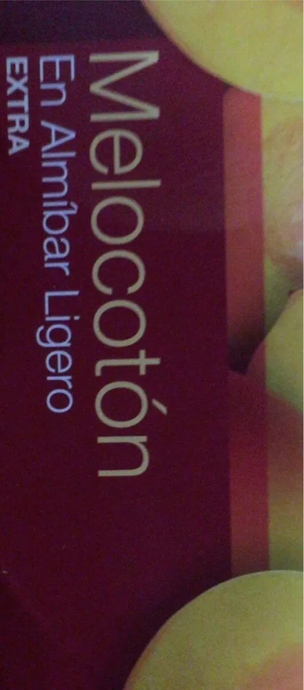 Melocoton de almibar ligero