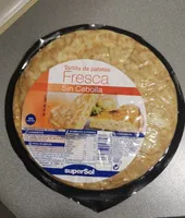 Tortilla de patatas fresca sin cebolla