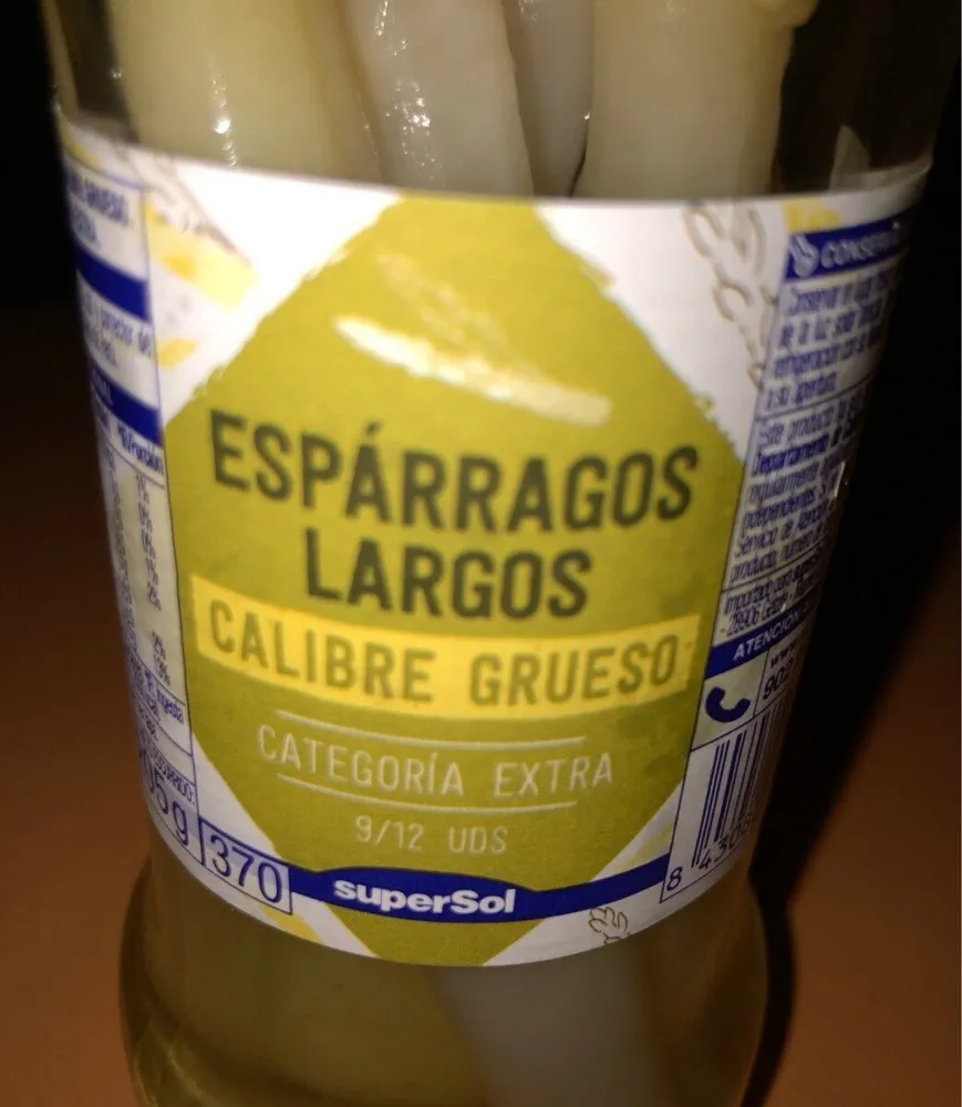 Esparragos largos blancos