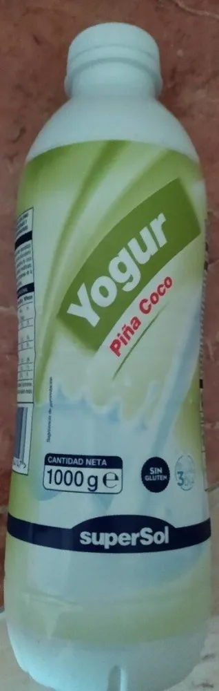 Yogur líquido piña coco