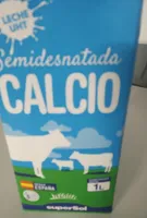 Leche semi con calcio