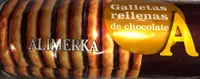 Galletas rellenas de chocolate