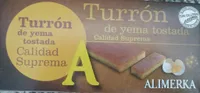 Turrón de yema tostada