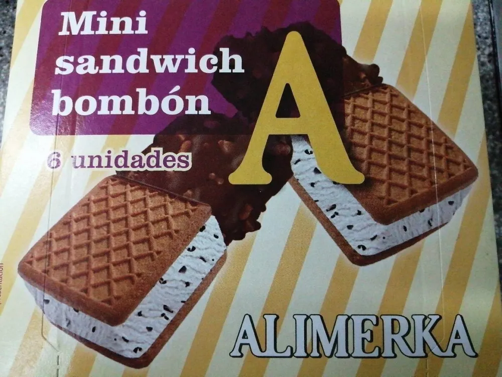 Mini sandwich bombón