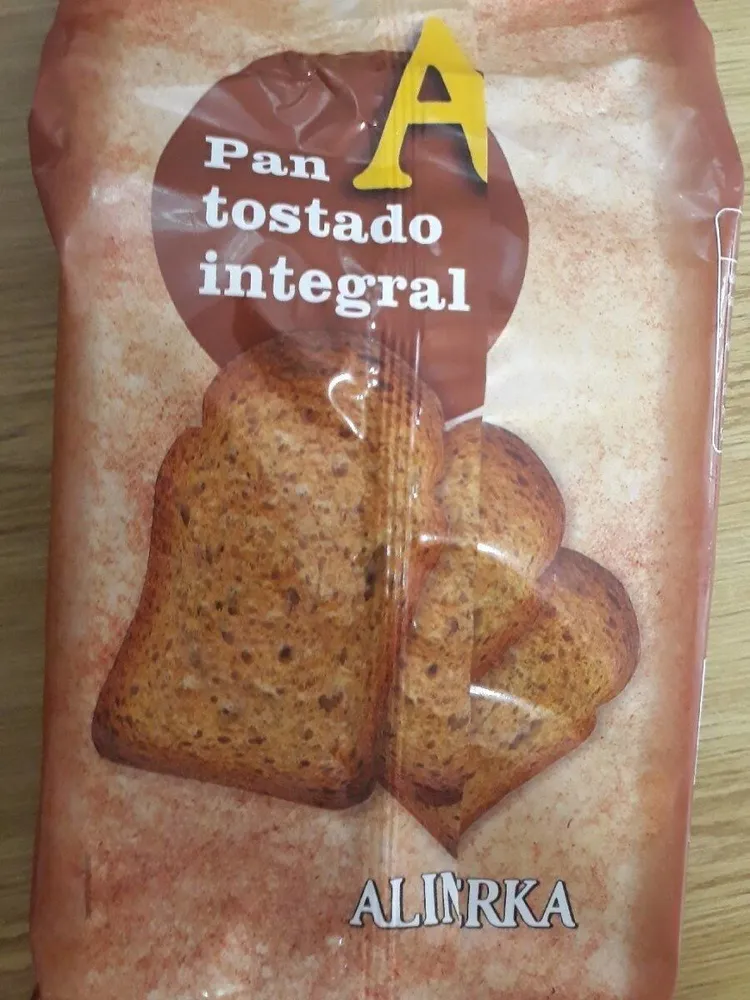 Pan tostado integral