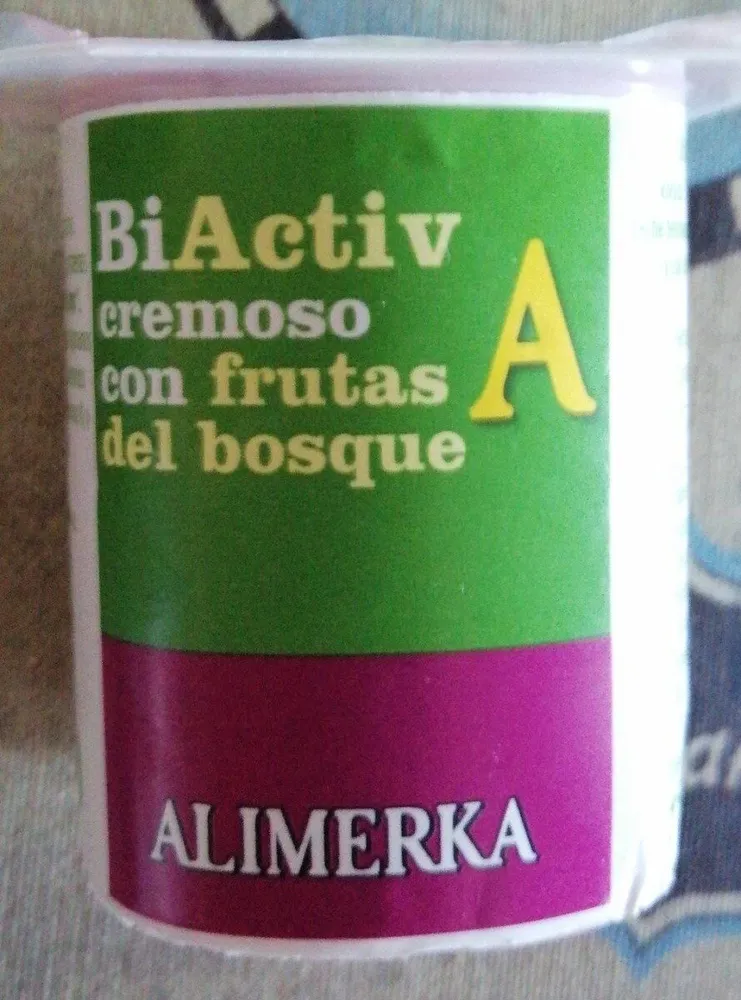 Biactiv cremoso con frutas del bosque