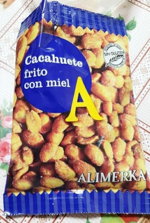 Cacahuete frito con miel
