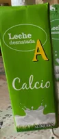 Leche desnatada calcio