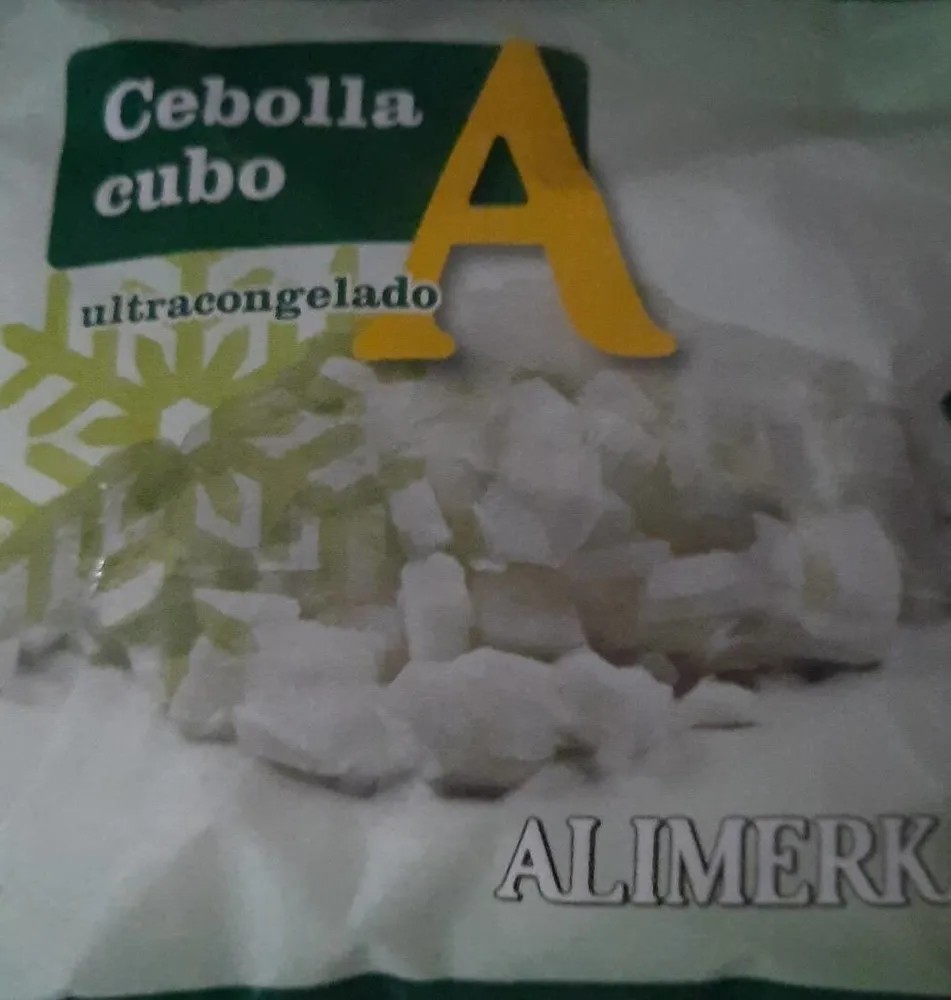 Cebolla cubo ultracongelada