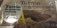 Turrón de chocolate crujiente