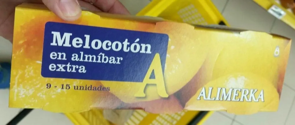 Melocotón en almíbar extra