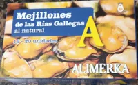 Mejillones de las rías gallegas al natural