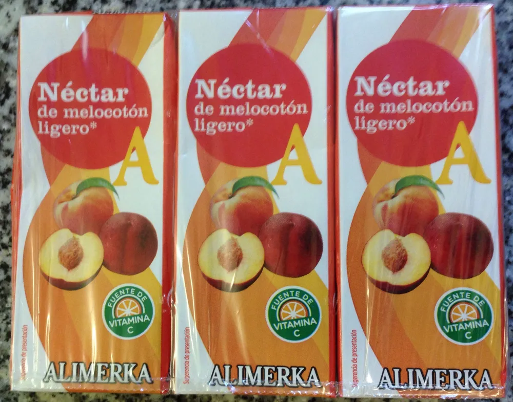 Néctar de melocotón ligero