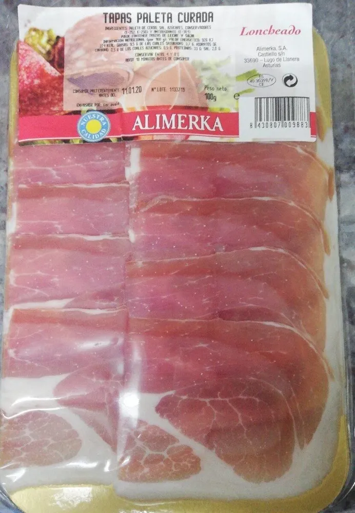 Tapas paleta curada