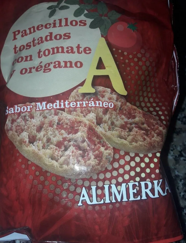 Panecillos tostadoscon tomate y oregano