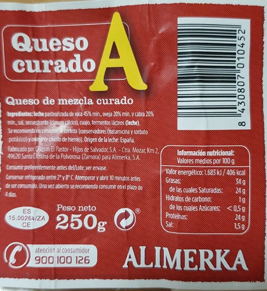 Queso curado