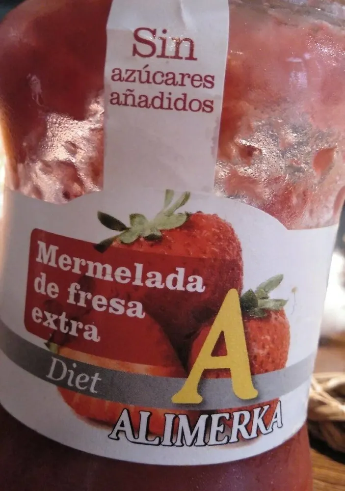 Mermelada de fresa diet