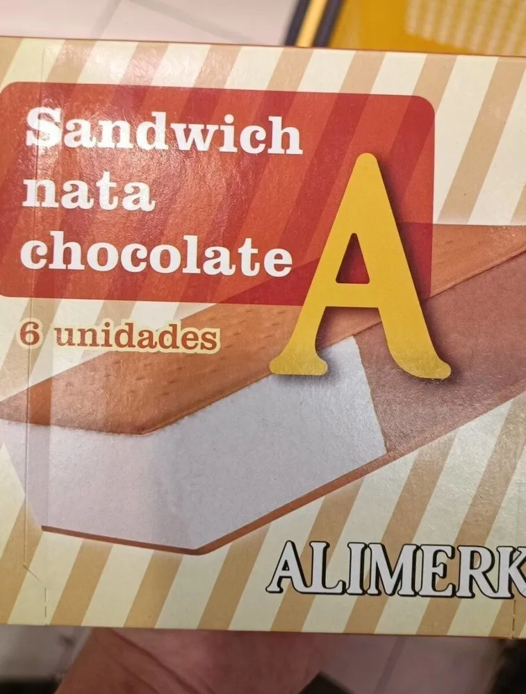 Sandwich nata chocolate