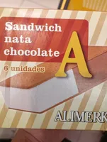 Sandwich nata chocolate
