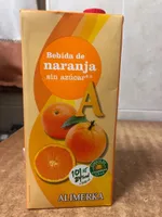 Bebida de naranja sin azúcar