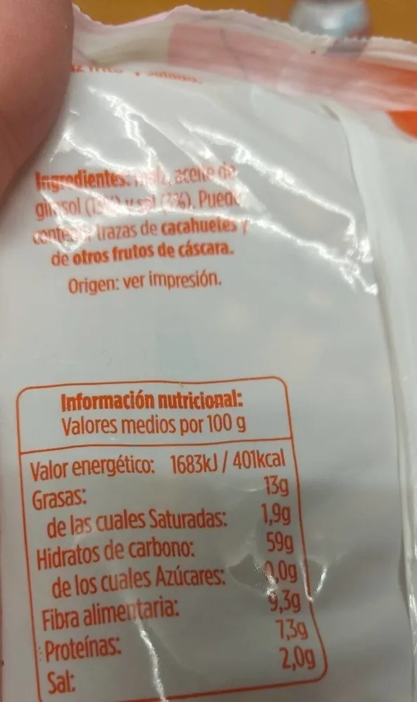 Maíz tierno fino