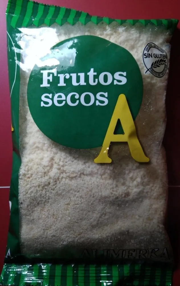 Almendra sin piel cruda molida