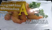 Colas de langostino rebozadas